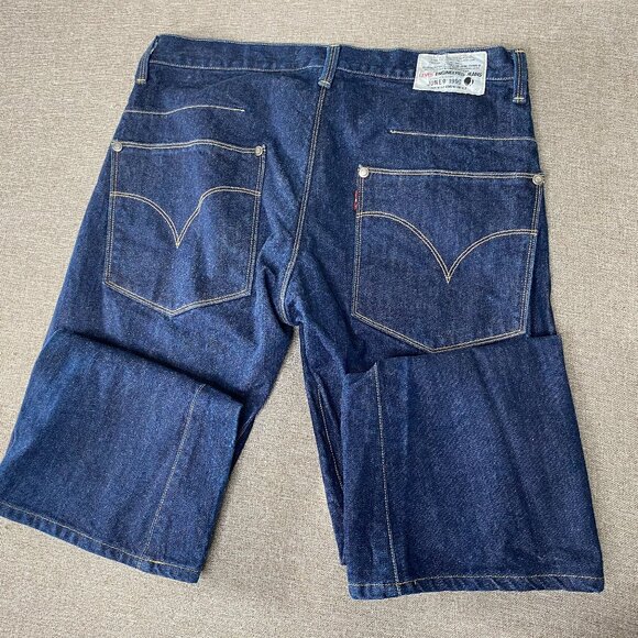 Levi's Engineered Jeans Men's 34 Button Fly Blue The Leg Twist Original 1999 VTG - Picture 7 of 16